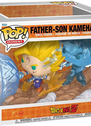 Funko POP! Moments: Dragon Ball Z - Father-Son Kamehameha (Vs Perfect Cell) | Official Merch - Collectable Vinyl Figurine for Shelf Display - Birthday Gift Idea for Fans and Collectors