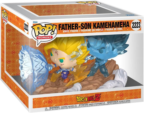 Funko POP! Moments: Dragon Ball Z - Father-Son Kamehameha (Vs Perfect Cell) | Official Merch - Collectable Vinyl Figurine for Shelf Display - Birthday Gift Idea for Fans and Collectors