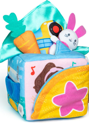 Ms. Rachel Surprise Learning Box with 6 Educational & Developmental Toys | 6 Soft Accessories & Interactive Scenes, Develops Fine Motor Skills, Baby Toys for Girls & Boys Ages 3 Months to 2+
