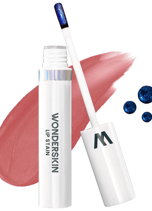 Wonderskin Wonder Blading All Day Lip Stain Peel Off Masque - Long Lasting, Waterproof and Transfer Proof Nude Lip Tint, Matte Finish Peel Off Lip Stain (Whimsical Masque)