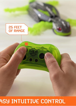 HEX BOTS Wall Crawler Gecko Rechargeable Remote Control Toy | Lizard RC Toy, Wall Climbing Technology, Realistic Limbs, Easy to Use Remote, Prank Toys & Gifts for Kids Ages 4+