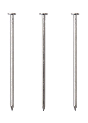 JEGONFRI 60 Pieces Hardware Nails, 3 Inches Nickel Plated Carbon Steel Hanging Nails for Wood, Home Decorating