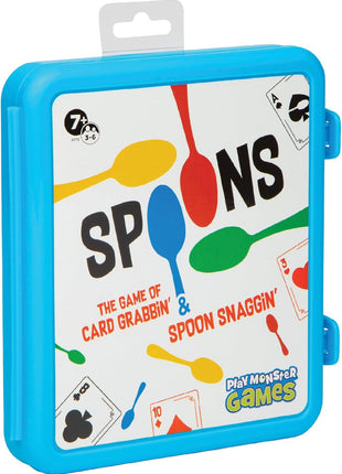 Spoons in a Case Playing Card Games for Kids Deck of Cards Fun Family Games