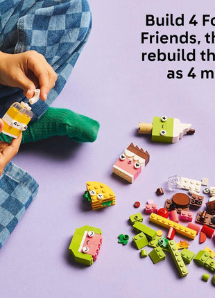 LEGO Classic Creative Food Friends Building Toy Set - Pretend Play Food for Kids, Boys and Girls, Ages 4+ - Learning and Educational Toy for Preschool - Gift Idea for Birthdays - 11039