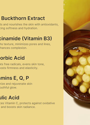 medicube Deep Vitamin C Golden Capsule Face Moisturizer - Liposome Capsules For Wrinkles, Skin Radiance - Transparent Gel for Glow Hydration - Korean Skin Care 1.94 oz