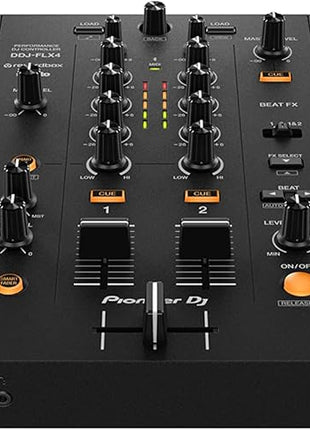 Pioneer DJ DDJ FLx4 2 deck Rekordbox and Serato DJ Controller   Graphite