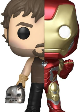 Funko Marvel: Split Tony Stark/Iron Man Pop Vinyl Figures