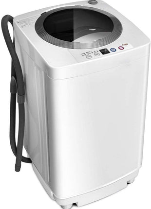 Giantex Portable Washing Machine, Full Automatic Washer and Dryer Combo, with Built-in Pump Drain 8 LBS Capacity Compact Laundry Washer Spin Dryer for Apartment RV Dorm