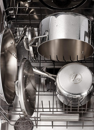 Tramontina Signature Tri-Ply Clad Stainless Steel 2-Quart Sauce Pan with Lid, Induction-Ready, Dishwasher-Safe, NSF-Certified, Made in Brazil