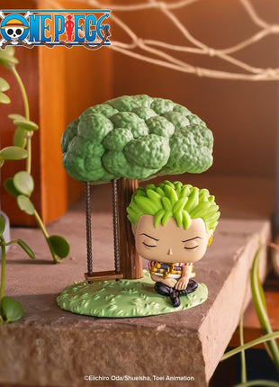 Funko POP! Premium: One Piece - Zoro Sleeping - Amazon Exclusive | Official Merch - Collectable Vinyl Figurine for Shelf Display - Birthday Gift Idea for Fans and Collectors