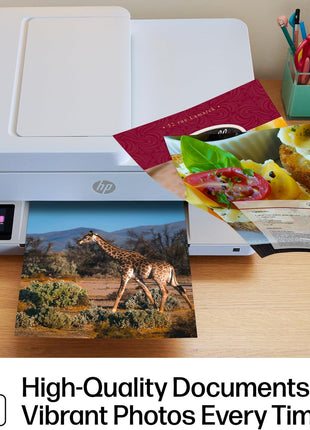 HP Envy 6555e Wireless All-in-One Color Inkjet Printer, Portobello, Print, scan, copy, Duplex printing Best-for-home, 3 month Instant Ink trial included, AI-enabled (714N5A)