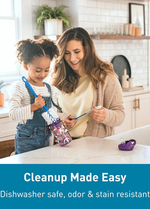 CamelBak Eddy+ Kids Bite Valve Straw Tritan Renew Water Bottle | Kids, with Tritan Renew