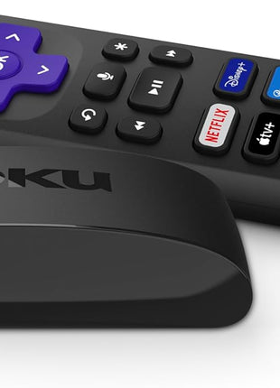 Roku Express 4K+ | Roku Streaming Device 4K/HDR with Voice Remote, Free & Live TV