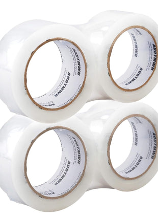 AUDTMWH Packing Tape Refills, Clear, Packaging Tape Heavy Duty Designed for Moving, Shipping and Packing, Mailing,1.88 inch x 60 yds, 2 Rolls