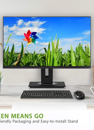 ViewSonic VG2755 27 Inch IPS 1080p Monitor with USB C, HDMI, DisplayPort, VGA and 40 Degree Tilt Ergonomics for Home and Office