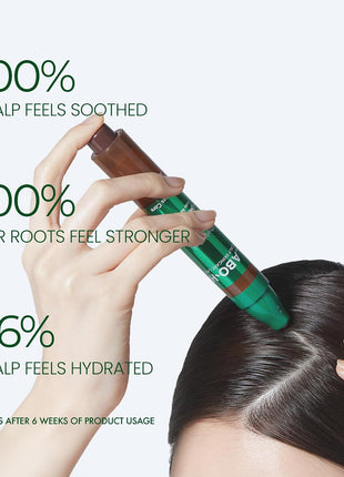 LABO-H Roll On Serum with Cooling Shampoo - Korean Hair Anchoring Serum for Daily Massage and Hair Growth | Vegan | Anti-Loss Treatment | Cooling & Soothing Relief with Rosemary Oil