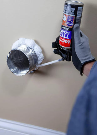 Loctite Tite Foam Big Gaps Spray Foam Sealant, 12 fl oz Can, 1 Pack - Polyurethane Expanding Insulation