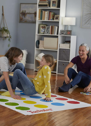 Hasbro Twister Party Classic Board Game for 2 or More Players,Indoor and Outdoor Game for Kids 6 and Up,Packaging May Vary