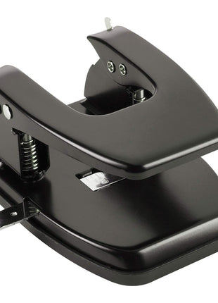 Business Source Heavy-Duty Hole Punch (65626), Black, Small (1-24)
