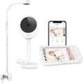 NETVUE Peekababy Smart WiFi Baby Monitor, 1080P FHD Camera and 5inch HD IPS Display, Smart App, Two-Way Talk, Sound/Motion Detection and Notifications