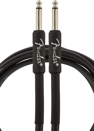 Fender Professional Series Instrument Cable, Guitar Cable 10 ft, Guitar Accessories, Stage Ready with Anti-Kinking Design, Black