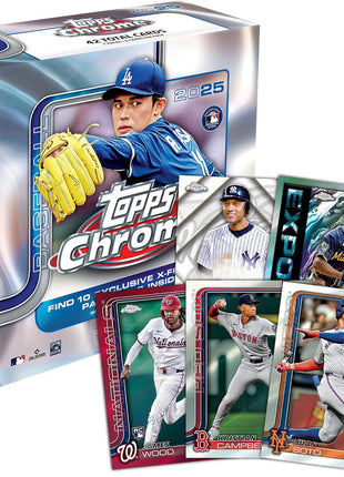2025 Topps Chrome Baseball - Factory Sealed - Mega Box
