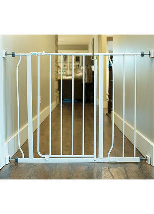 Wall Nanny - Baby Gate Wall Protector (Made in USA) Protects Walls and Doorways from Pet Gates - for Pressure Mounted Indoor Safety Baby Gates - White
