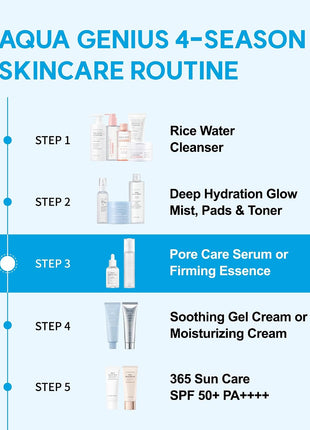 S.NATURE AQUA SQUALANE SERUM | Deeply hydrated Facial Serum for All Skin Type, Soothing, Pore Tightening and Sebum control Benefits, Korean Skin Care (1.69 Fl.Oz)