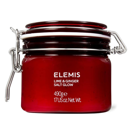 ELEMIS Exotic Lime & Ginger Salt Glow, Exfoliating Body Scrub, 490g