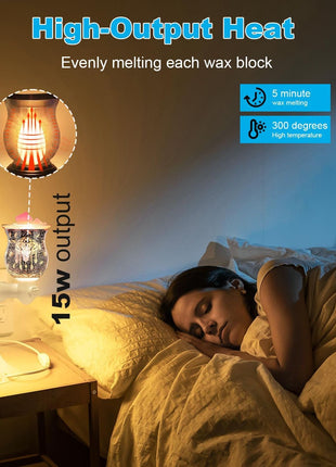 Salt Lamp Bulbs - 15 Watt Light Bulbs for Scentsy Wax Warmer - C7 Replacement Bulbs for Plug in Wax Diffuser- Warmwhite - Dimmable,15 Packs