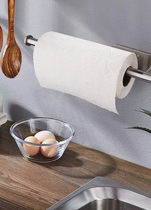 Paper Towel Holders for Kitchen,Paper Towels Bulk  Self Adhesive Under Cabinet,Both Available in Adhesive and Screws,Stainless Steel