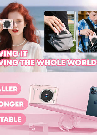 Digital Camera,(Pink)