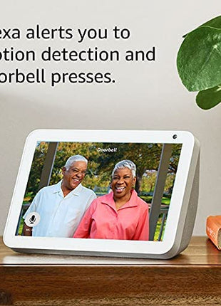 Like-New Blink Video Doorbell — Two-way audio, HD video, long-lasting battery life, wired or wire-free install, motion detection, chime app alerts, Works with Alexa (Black)