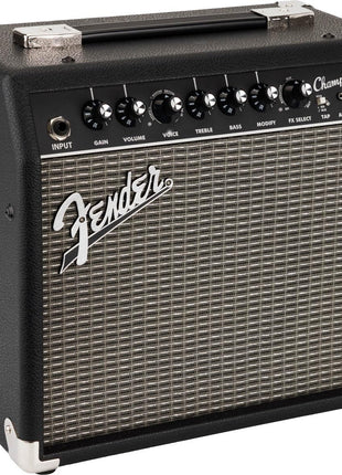 Fender Champion II 25-Watt Guitar Combo Amplifier Bundle with Instrument Cable, Picks, and Austin Bazaar Instructional Video
