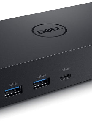 Dell Universal Dock - D6000S, Equipped with USB-C/USB-A PowerShare Options, Connect Upto Three 4K Displays, LED Indicator, Black