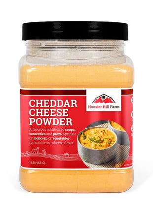 Hoosier Hill Farm Cheddar Cheese Powder, 1LB (Pack of 1)