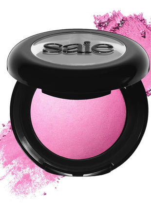 Saie Cheek Flush Duo - Dew Liquid Blush (.40 oz, Baby), SuperSuede Baked Powder Blush (.01 oz, Bella) - Layerable, Skin-Nourishing Blushes for a Seamless Radiant Finish
