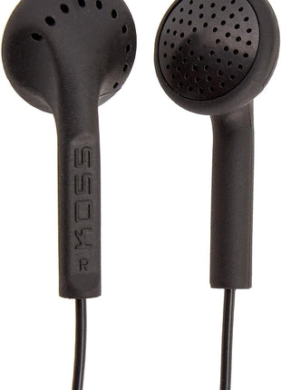 KOSS 195009.101 KE10 On-Ear Earbuds (Black)