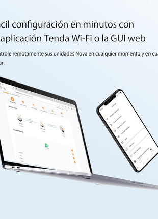Tenda AX1500 Mesh WiFi 6 System Nova EX3 - Covers up to 3500 sq.ft - Whole Home WiFi 6 Mesh System - Gigabit Mesh Router for 80 Devices - Dual-Band Mesh Network - Replaces Wireless Router - 3-Pack