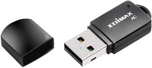 Edimax Wi-Fi 5 802.11ac Mini AC600 Dual-Band (2.4Ghz / 5Ghz) Adapter For PC USB Adapter Dongle, Win11 Plug-n-Play, Mac OS, Linux, EW-7811UTC
