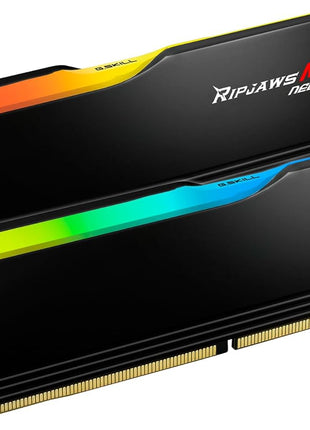 G.SKILL Ripjaws M5 Neo RGB Series DDR5 RAM (AMD EXPO) 32GB (2x16GB) 6000MT/s CL36-48-48-96 1.25V Desktop Computer Memory U-DIMM - Matte Black (F5-6000J3648D16GX2-RM5NRK)