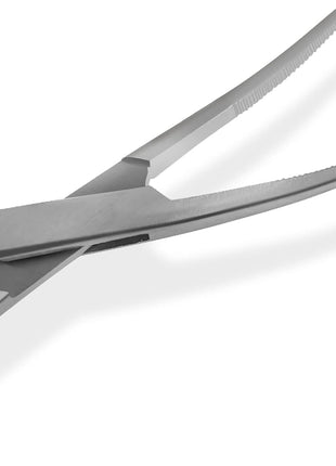 SURGICAL ONLINE Versatile Angling Tools with 2pc 5 Inch Fishing Forceps Set - Stainless Steel, Curved & Straight Hemostats, Serrated Jaws, Locking Mechanism, and Lightweight Design