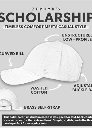 ZHATS mens Adjustable Scholarship Hat Charcoal