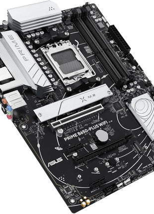 ASUS Prime B650-PLUS WiFi AMD B650 AM5 RyzenTM Desktop 9000 8000 & 7000 ATX Motherboard, DDR5, PCIe 5.0 M.2, 2.5Gb LAN, WiFi 6E, HDMITM, SATA 6 Gbps, USB Type-C®, BIOS FlashbackTM, ThunderboltTM 4 Header