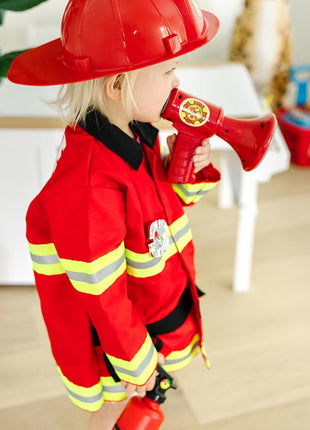 Melissa & Doug Fire Chief Role Play Costume Dress-Up Set