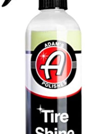Adam's Tire Shine 16oz - Tire Dressing Spray with Added SIO2 for Rubber Protection, Gives A Glossy Wet Look & No Sling