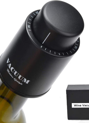 [2 PACK] Wine Bottle Stoppers,Real Vacuum Stoppers,Reusable Wine Preserver,Wine Corks Keep Fresh,Best Christmas and Birthday Gifts for Wine Lovers.