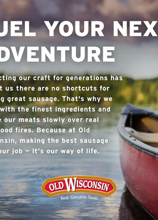 Old Wisconsin Turkey Sausage Snack Sticks, Naturally Smoked, Ready to Eat, High Protein, Low Carb, Keto, Gluten Free, 6 Ounce Resealable Package
