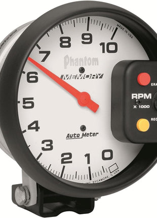 Auto Meter 5795 Phantom Memory Tachometer,5.000 in.