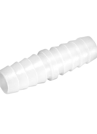 Quickun Plastic Hose Barb Fitting, 3/8" x 3/8" Barbed Splicer Mender Joint Adapter Union Fitting (Pack of 5)